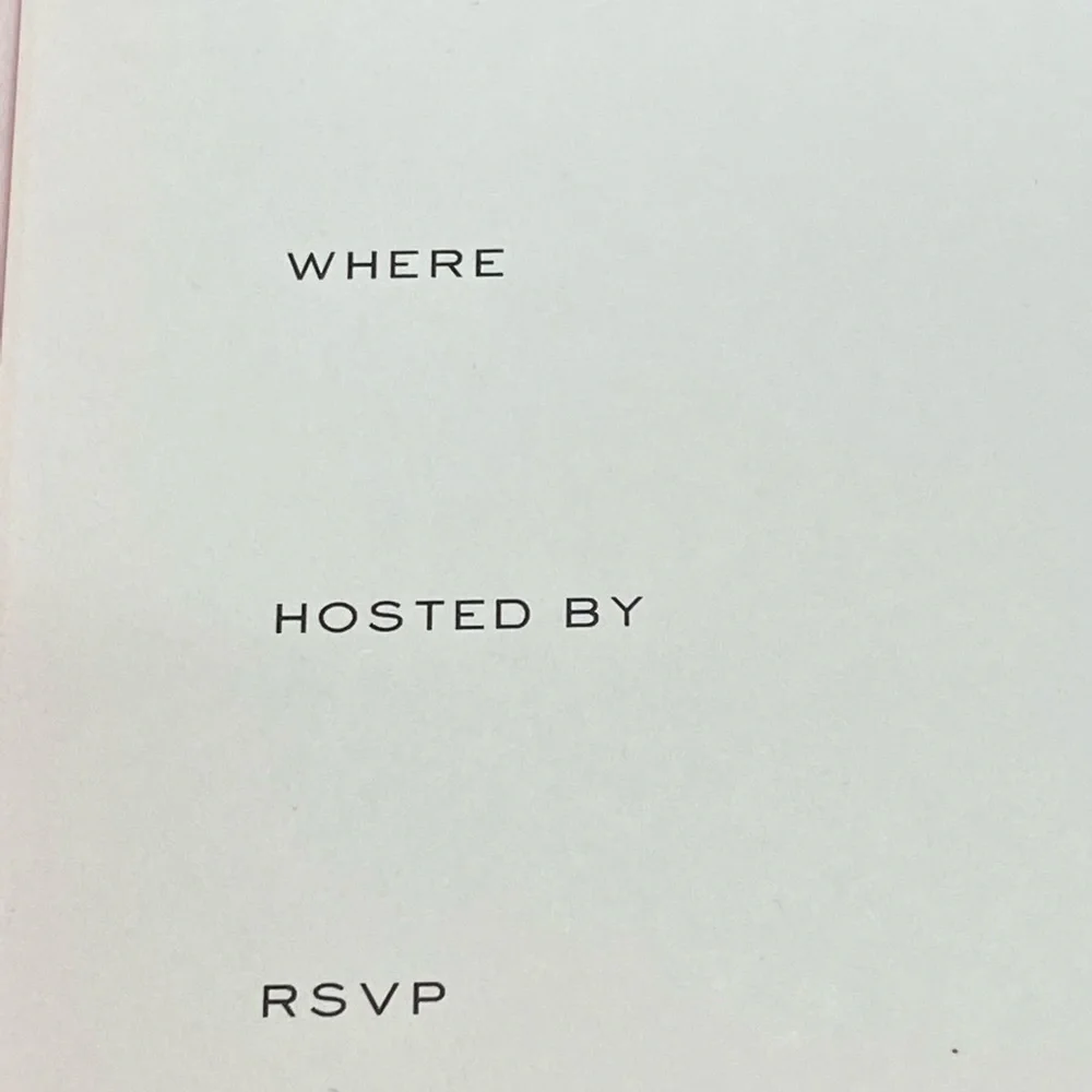 Kate Spade 10’Come to a Party Fold Over Invitations Crane & Co Stationary NWT